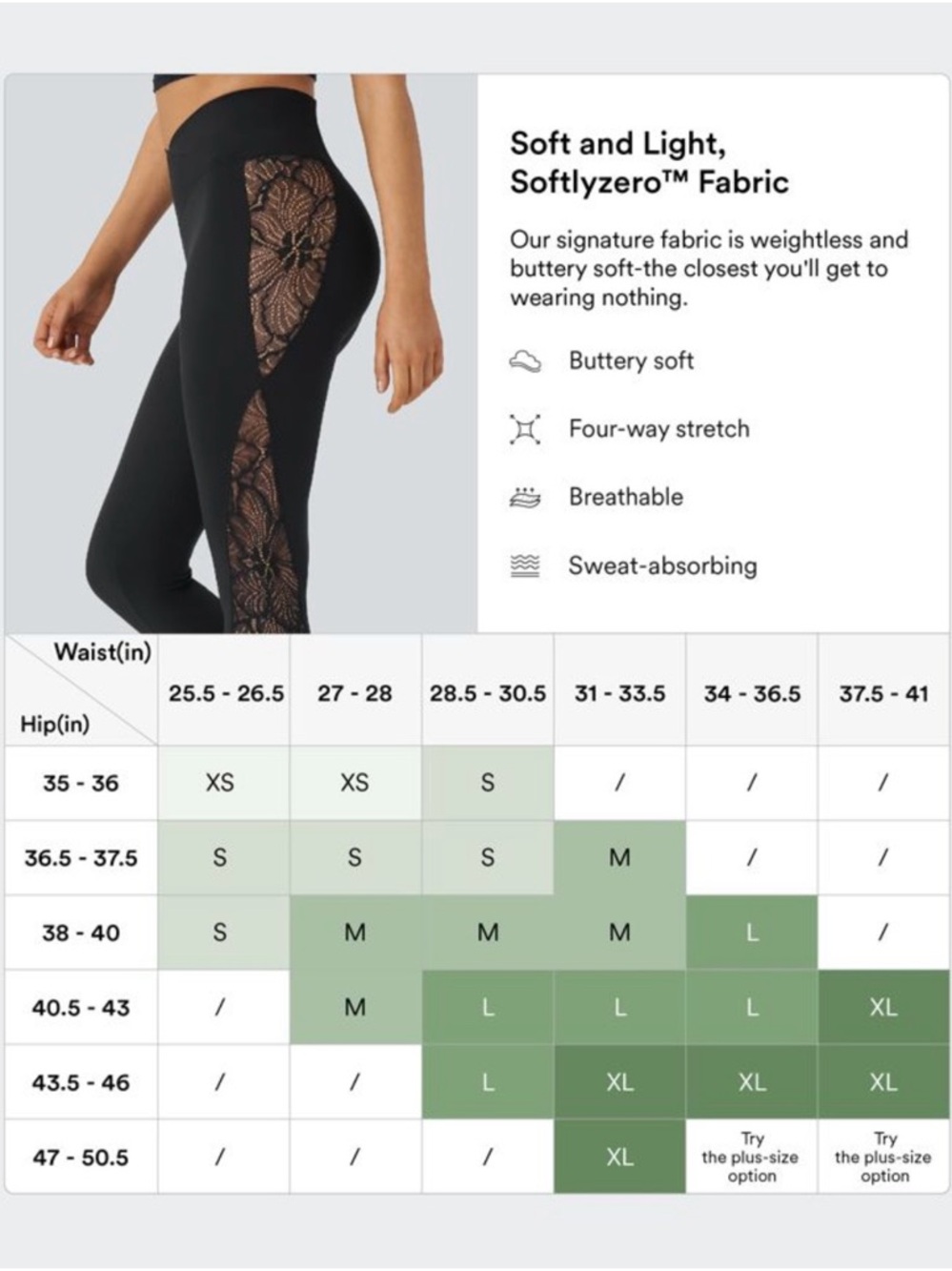 NWOT Halara SoftlyZero™ High-Waist Crossover Contrast Lace Pocket Yoga Leggings - Picture 8 of 9